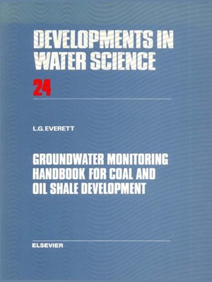 cover image of Groundwater Monitoring Handbook for Coal and Oil Shale Development